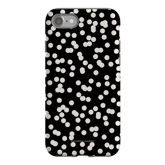 Mini Confetti Noir Printed Phone Cases iPhone SE / Armoured by Veronica Tucker - The Dairy