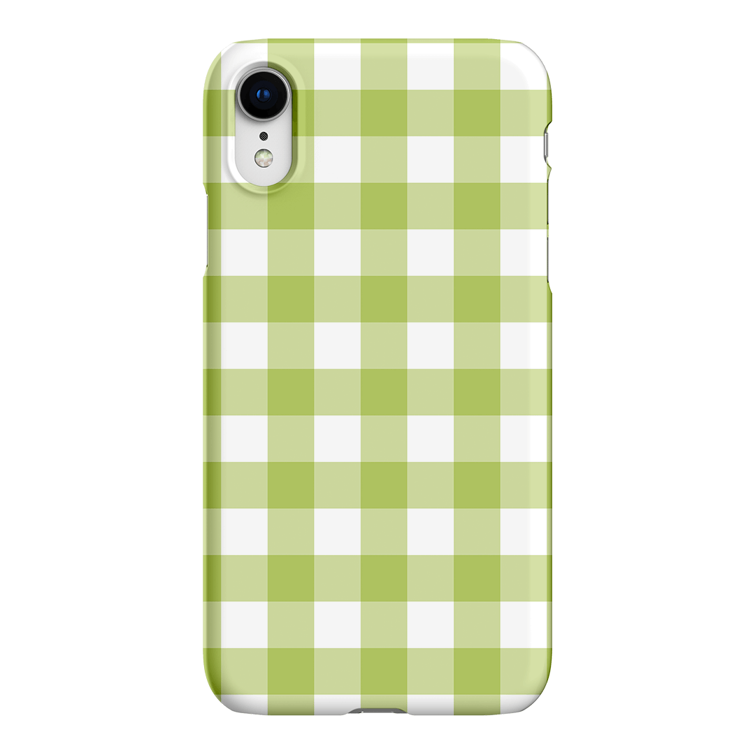 Gingham in Citrus Matte Case Matte Phone Cases iPhone XR / Snap by The Dairy - The Dairy