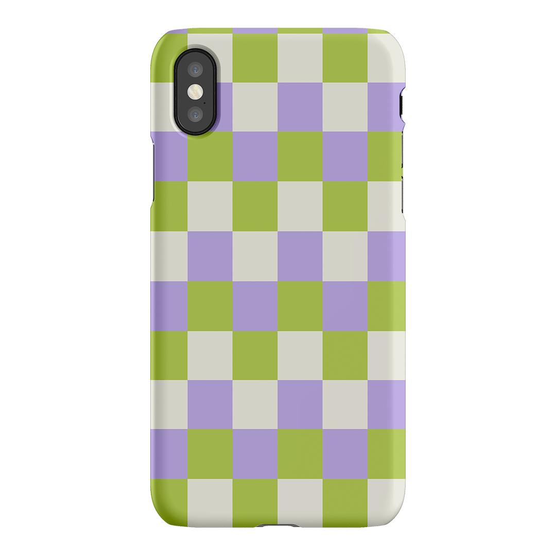 Checks in Winter Matte Case Matte Phone Cases iPhone XS / Snap by The Dairy - The Dairy