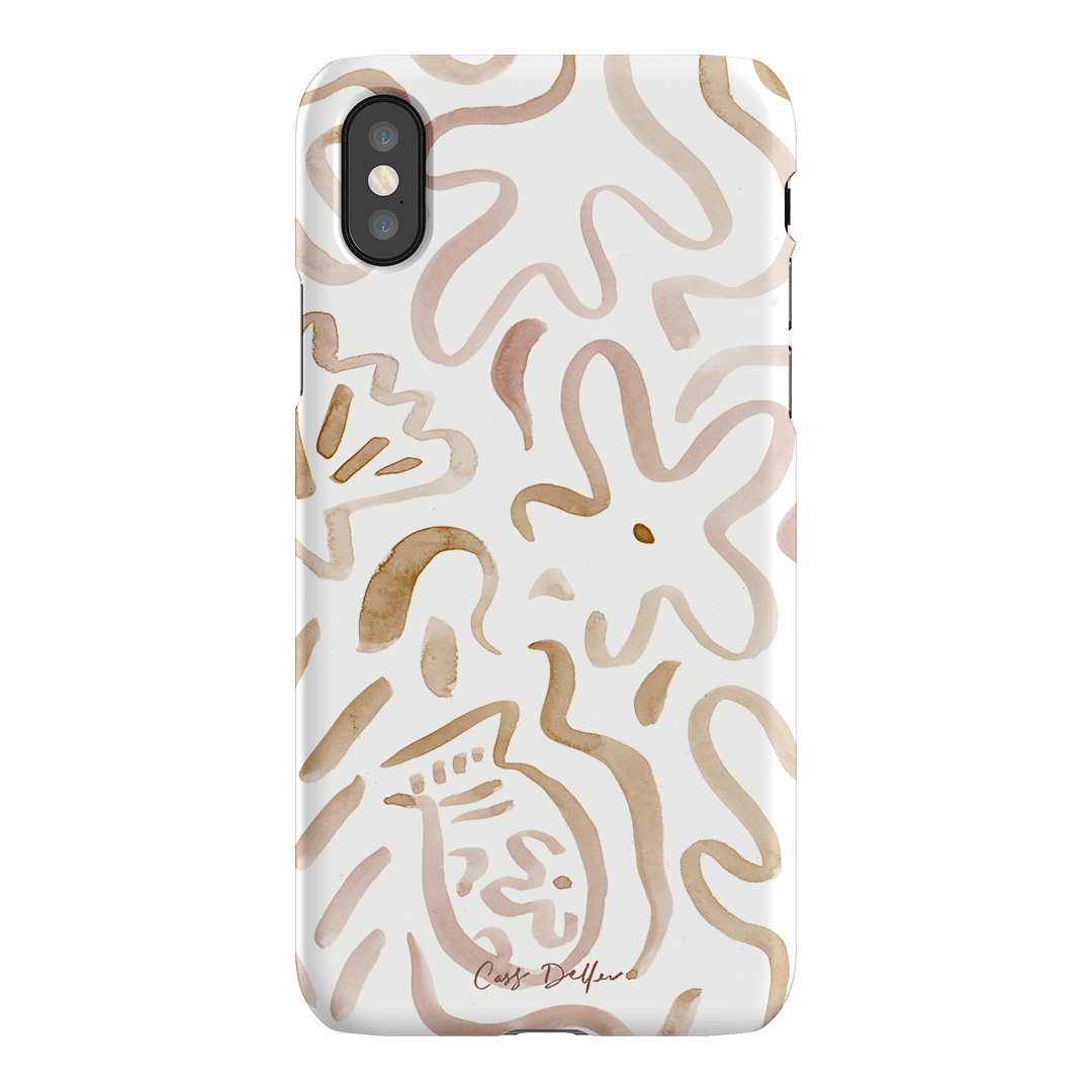 Flow Printed Phone Cases iPhone XS / Snap by Cass Deller - The Dairy