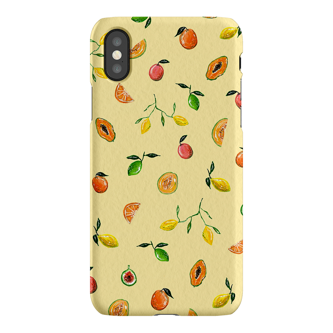 Golden Fruit Printed Phone Cases iPhone XS / Snap by BG. Studio - The Dairy
