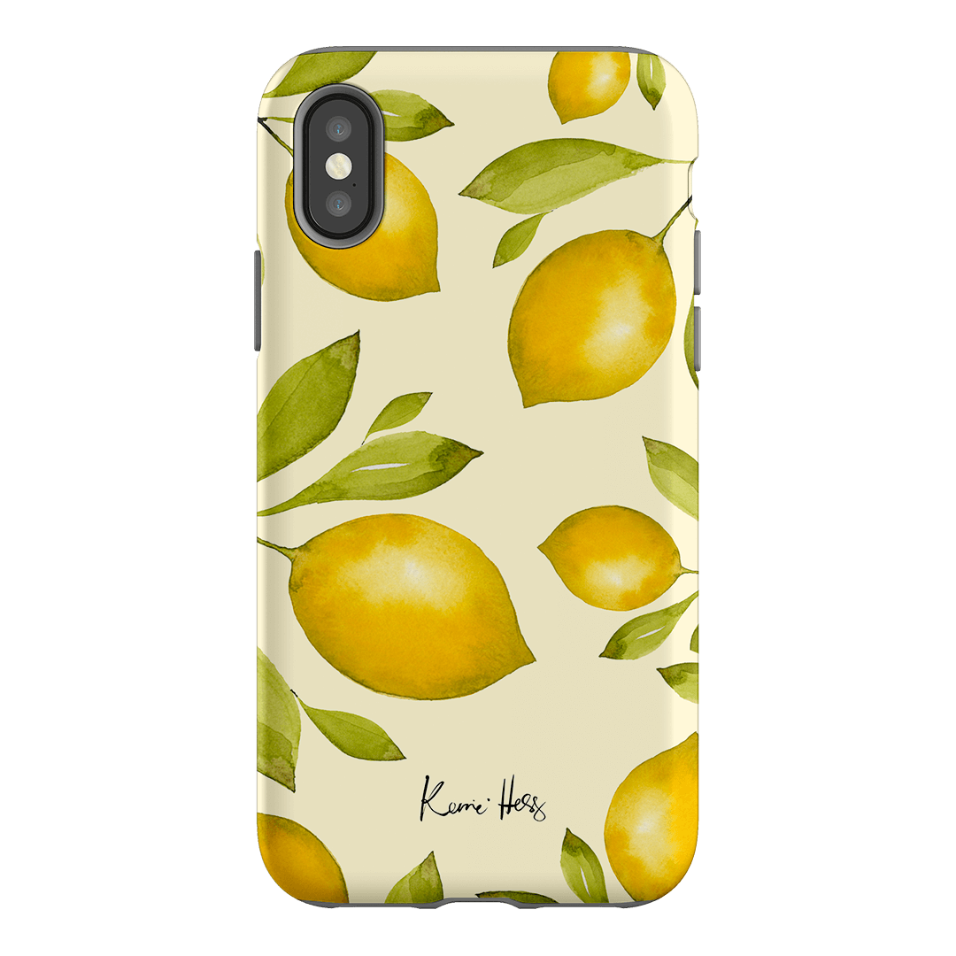 Summer Limone Printed Phone Cases iPhone XS / Armoured by Kerrie Hess - The Dairy