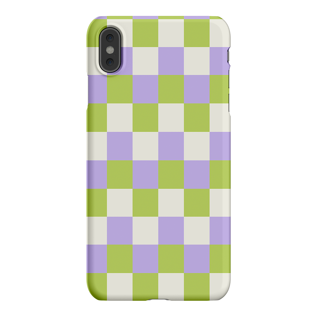 Checks in Winter Matte Case Matte Phone Cases iPhone XS Max / Snap by The Dairy - The Dairy