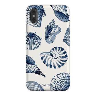 Blue Shells Printed Phone Cases iPhone XS Max / Armoured by Cass Deller - The Dairy
