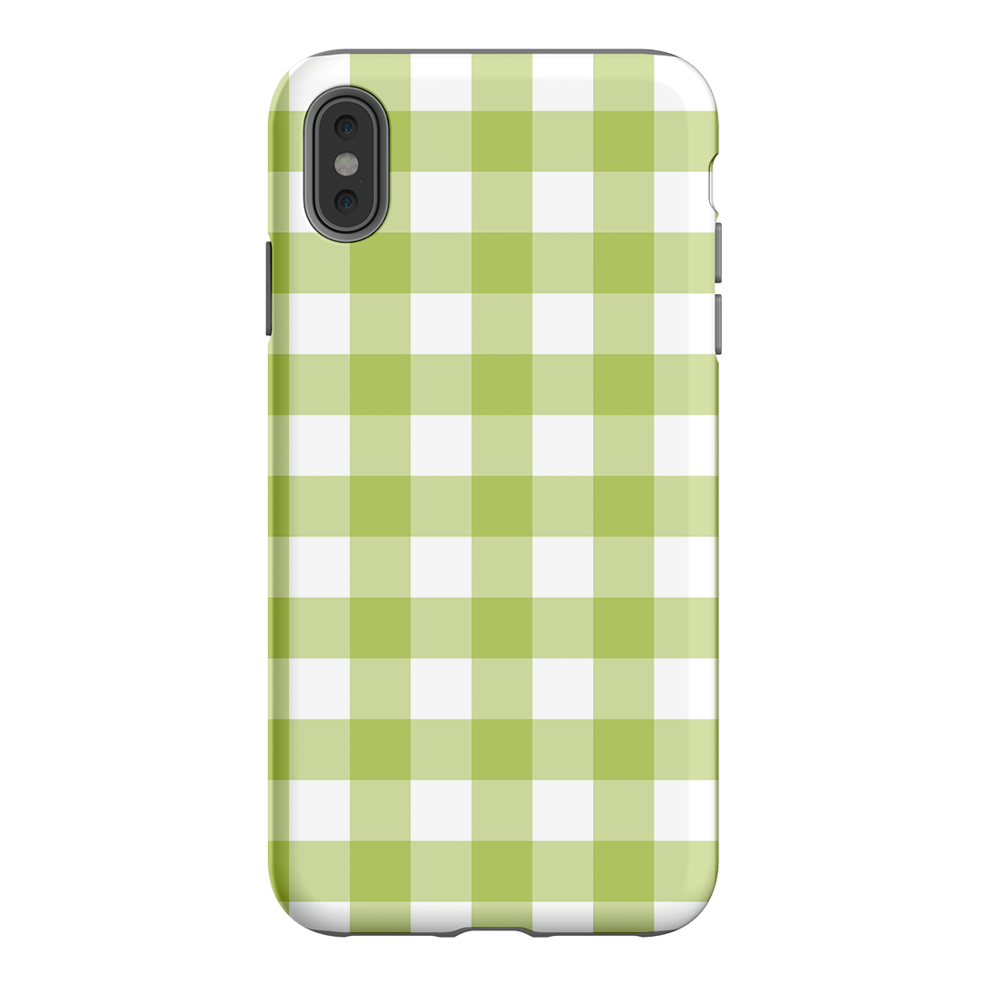 Gingham in Citrus Matte Case Matte Phone Cases iPhone XS Max / Armoured by The Dairy - The Dairy