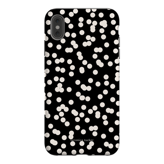 Mini Confetti Noir Printed Phone Cases iPhone XS Max / Armoured by Veronica Tucker - The Dairy