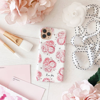 Peony Rose Printed Phone Cases iPhone 16 / Armoured by Kerrie Hess - The Dairy