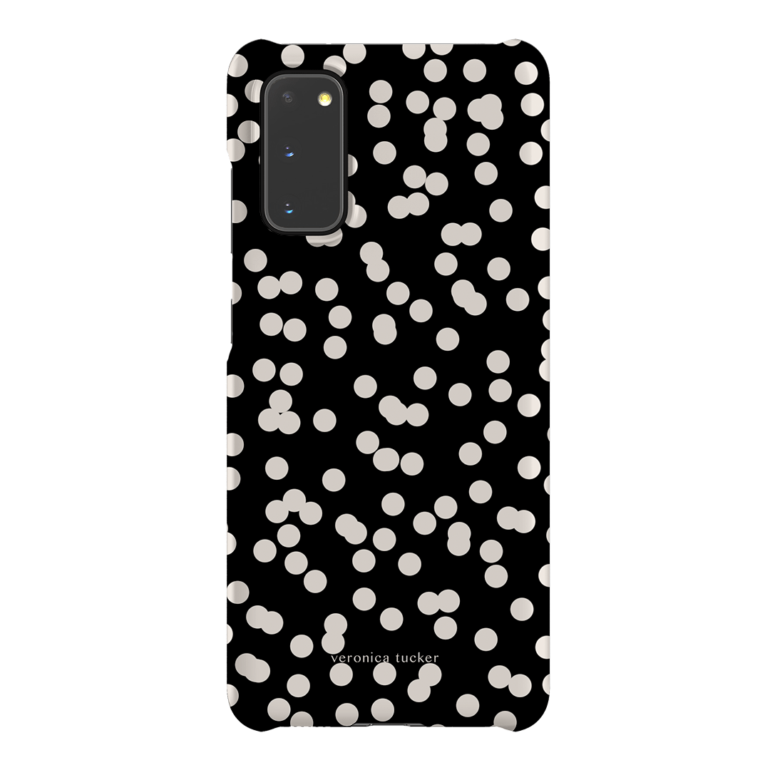 Mini Confetti Noir Printed Phone Cases Samsung Galaxy S20 / Snap by Veronica Tucker - The Dairy