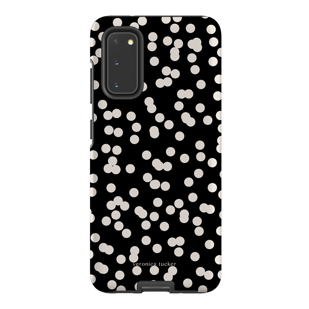 Mini Confetti Noir Printed Phone Cases Samsung Galaxy S20 / Armoured by Veronica Tucker - The Dairy