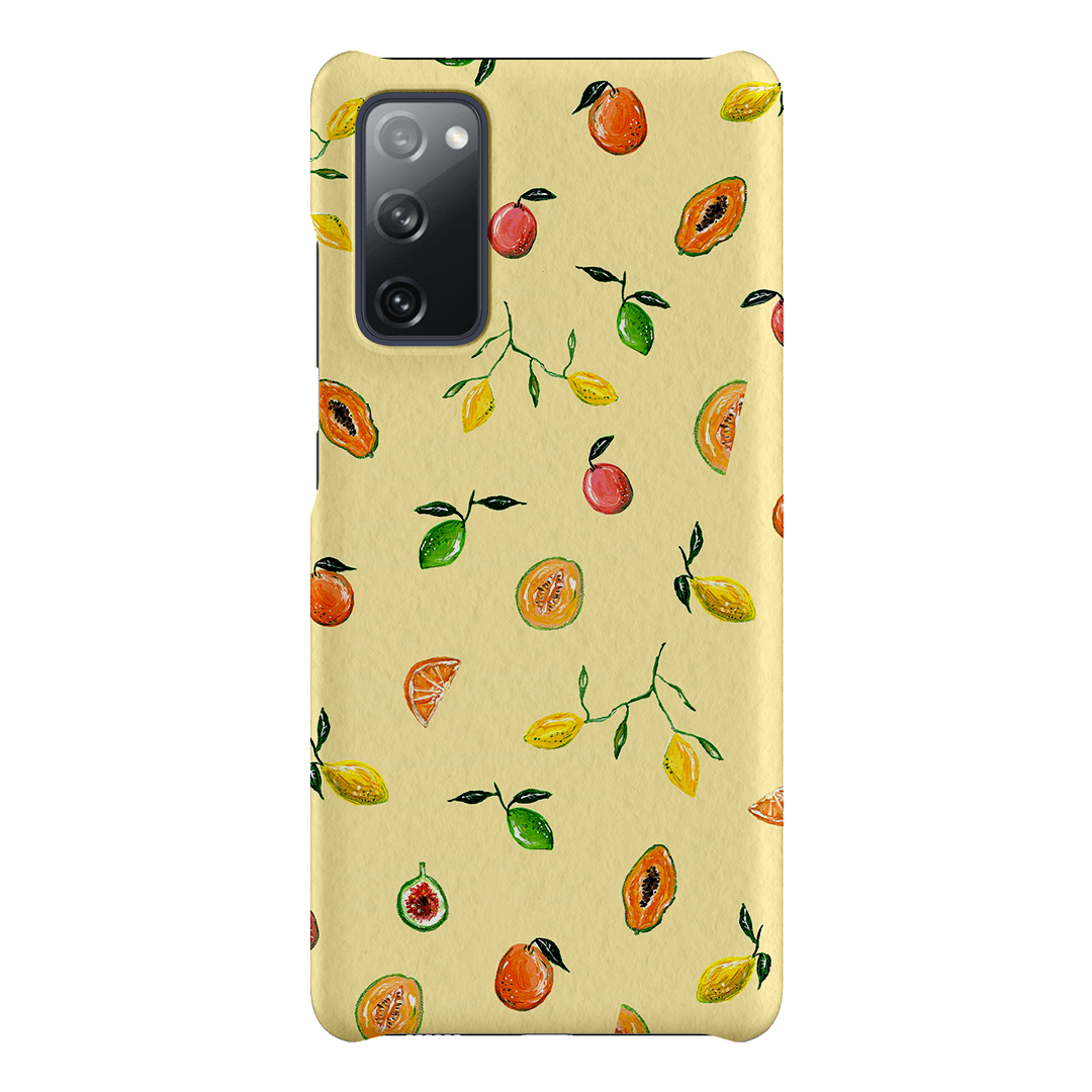 Golden Fruit Printed Phone Cases Samsung Galaxy S20 FE / Snap by BG. Studio - The Dairy