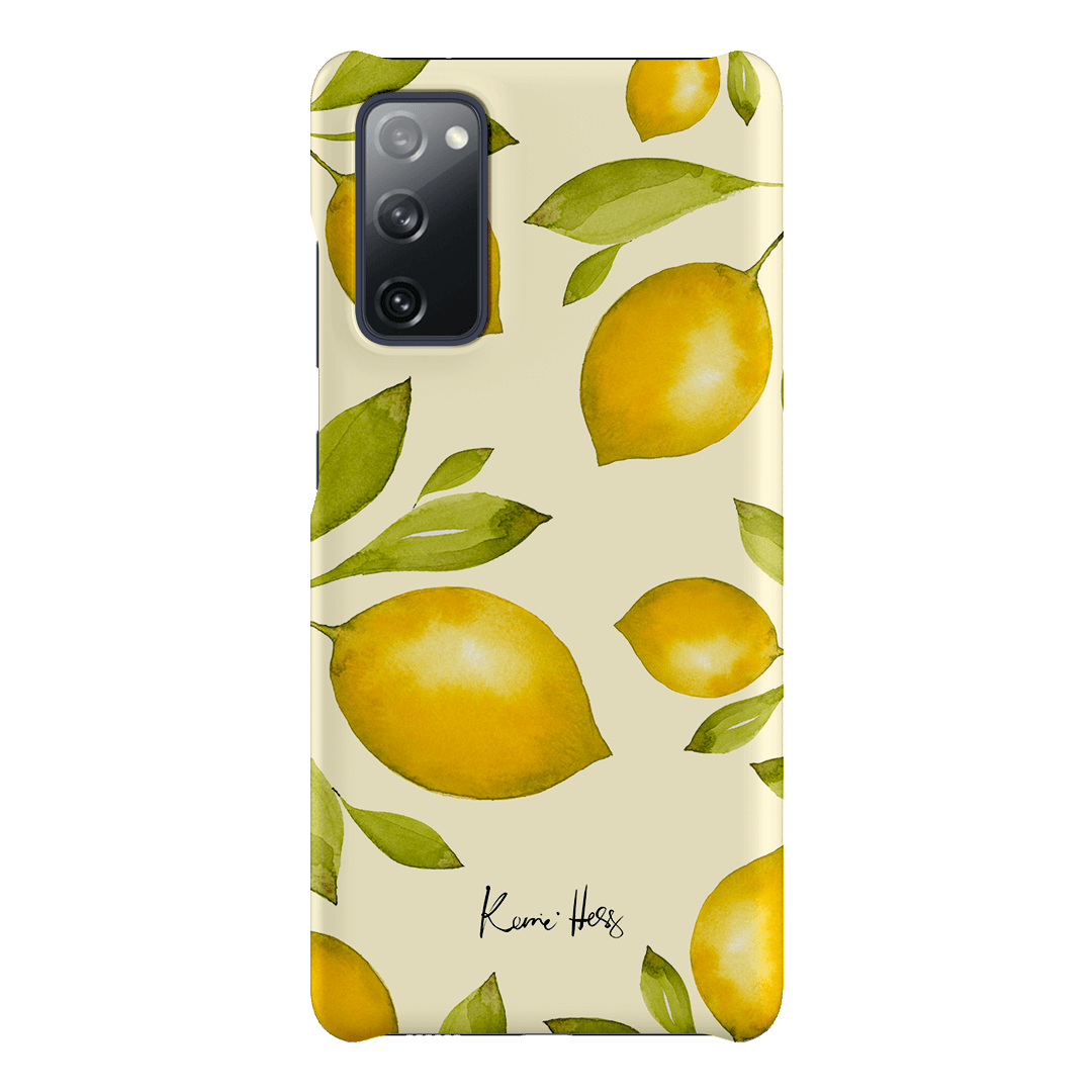 Summer Limone Printed Phone Cases Samsung Galaxy S20 FE / Snap by Kerrie Hess - The Dairy