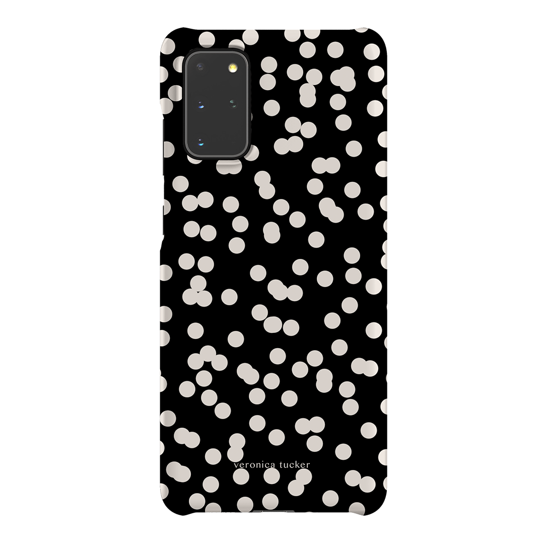 Mini Confetti Noir Printed Phone Cases Samsung Galaxy S20 Plus / Snap by Veronica Tucker - The Dairy