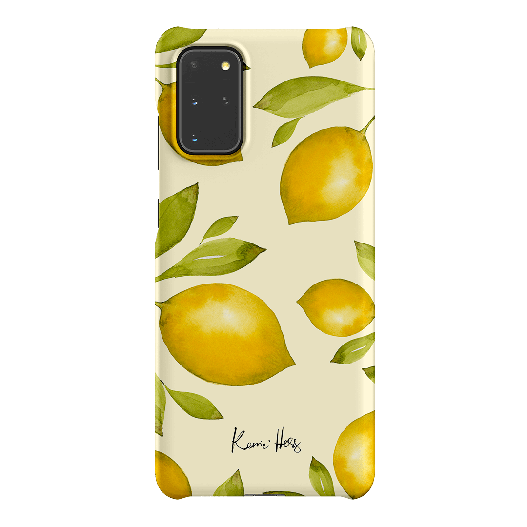 Summer Limone Printed Phone Cases Samsung Galaxy S20 Plus / Snap by Kerrie Hess - The Dairy