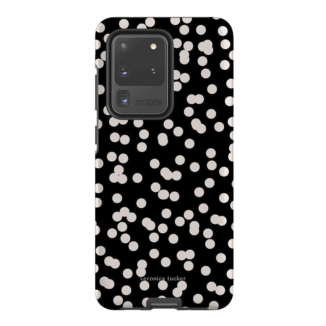 Mini Confetti Noir Printed Phone Cases Samsung Galaxy S20 Ultra / Armoured by Veronica Tucker - The Dairy