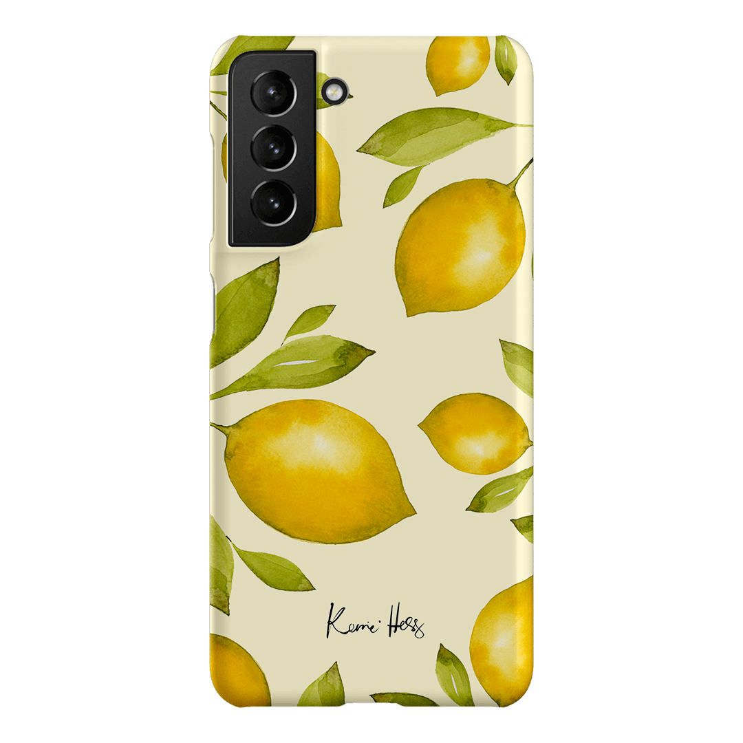 Summer Limone Printed Phone Cases Samsung Galaxy S21 / Snap by Kerrie Hess - The Dairy
