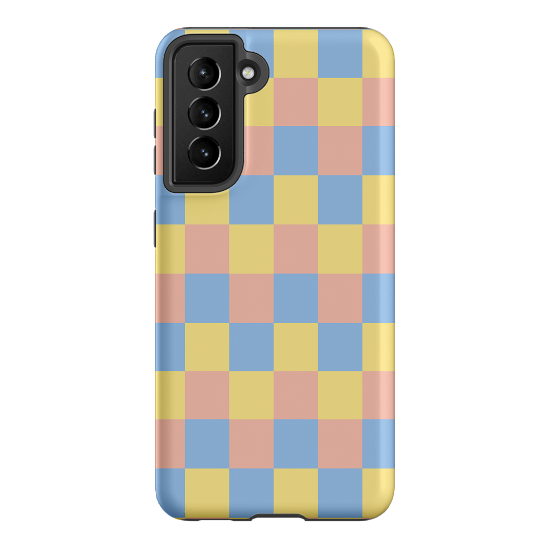 Checks in Spring Matte Case Matte Phone Cases Samsung Galaxy S21 / Armoured by The Dairy - The Dairy