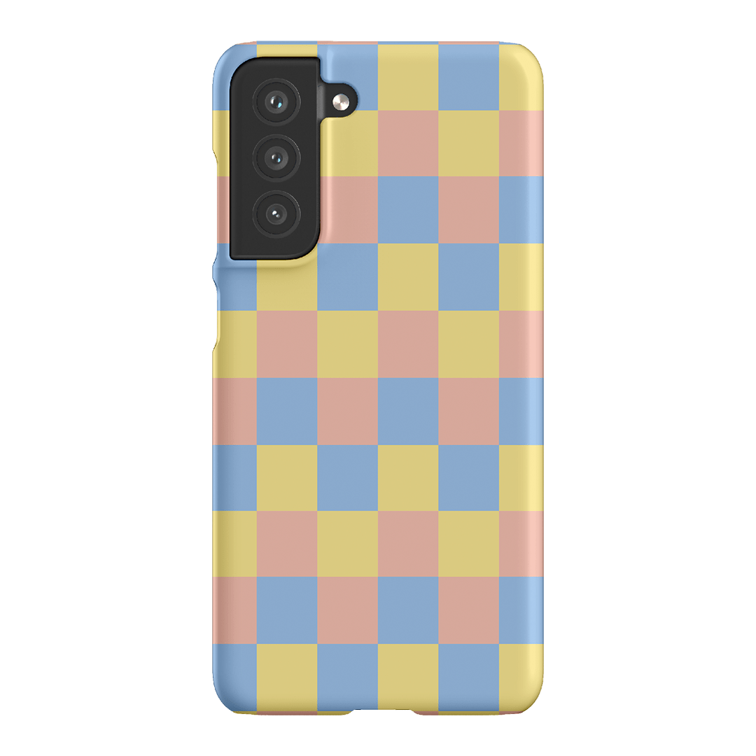 Checks in Spring Matte Case Matte Phone Cases Samsung Galaxy S21 FE / Snap by The Dairy - The Dairy