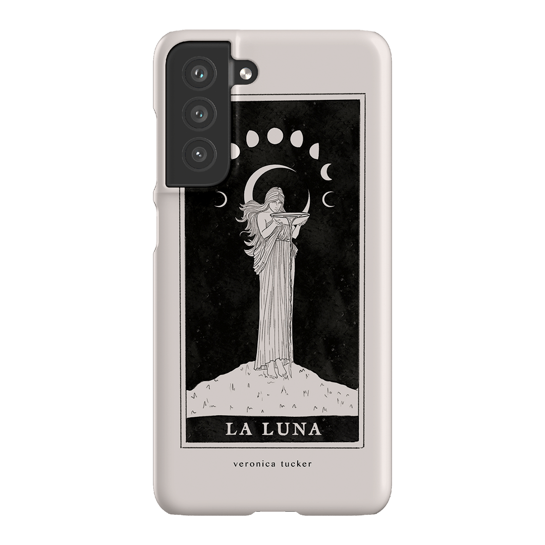 La Luna Tarot Card Printed Phone Cases Samsung Galaxy S21 FE / Snap by Veronica Tucker - The Dairy