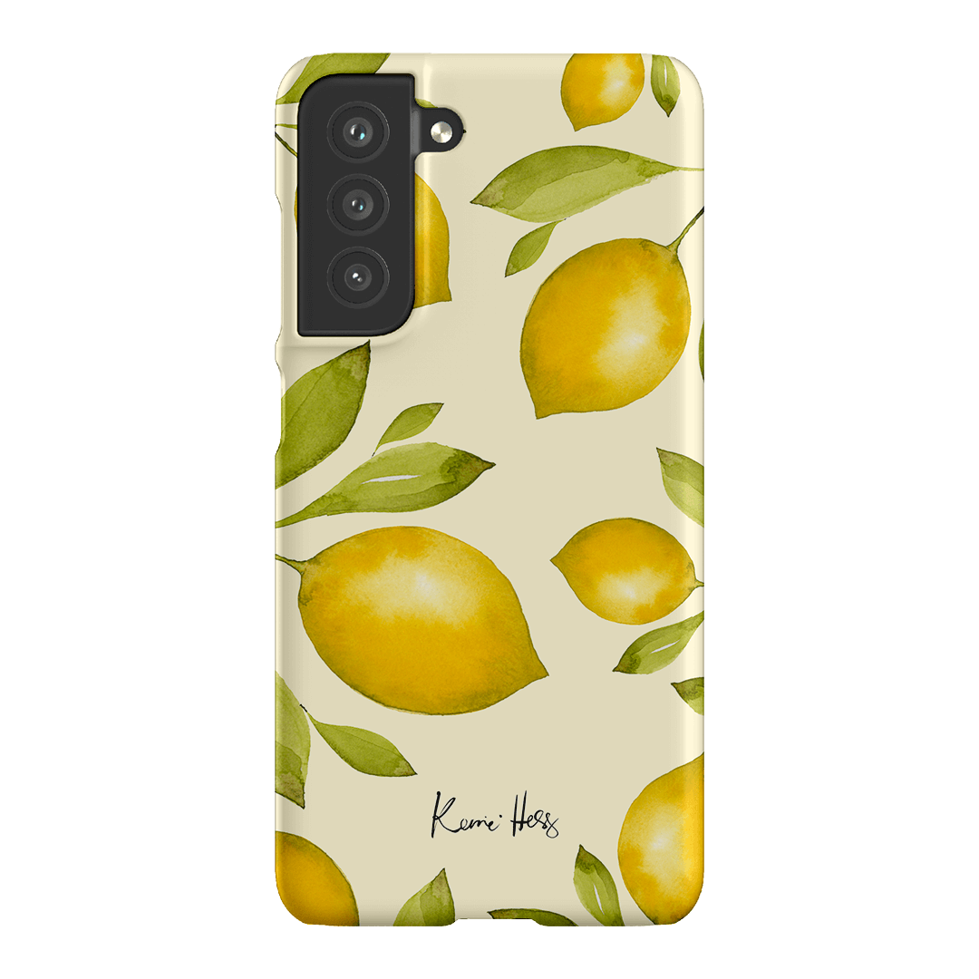 Summer Limone Printed Phone Cases Samsung Galaxy S21 FE / Snap by Kerrie Hess - The Dairy