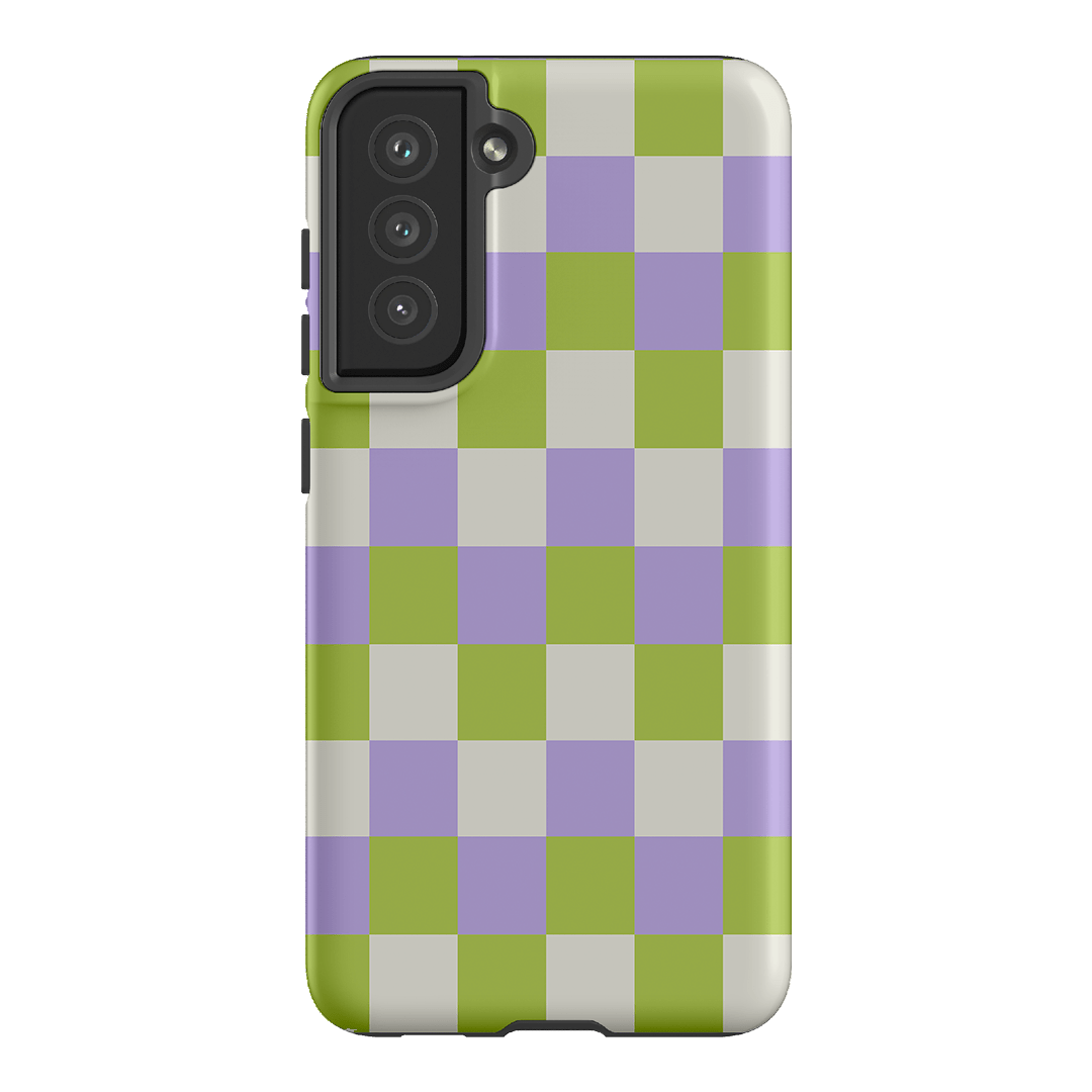 Checks in Winter Matte Case Matte Phone Cases Samsung Galaxy S21 FE / Armoured by The Dairy - The Dairy