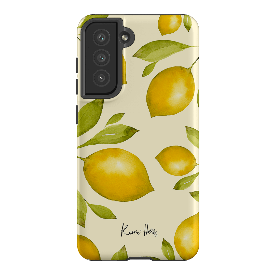 Summer Limone Printed Phone Cases Samsung Galaxy S21 FE / Armoured by Kerrie Hess - The Dairy