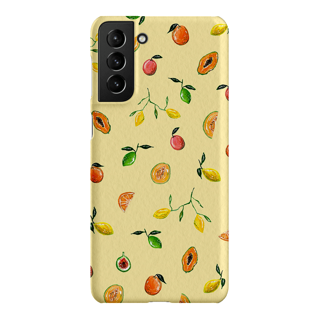 Golden Fruit Printed Phone Cases Samsung Galaxy S21 Plus / Snap by BG. Studio - The Dairy