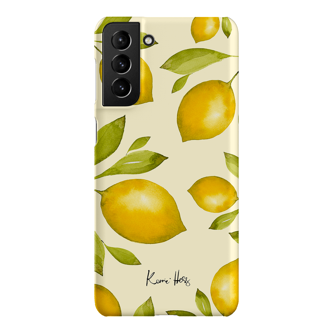 Summer Limone Printed Phone Cases Samsung Galaxy S21 Plus / Snap by Kerrie Hess - The Dairy
