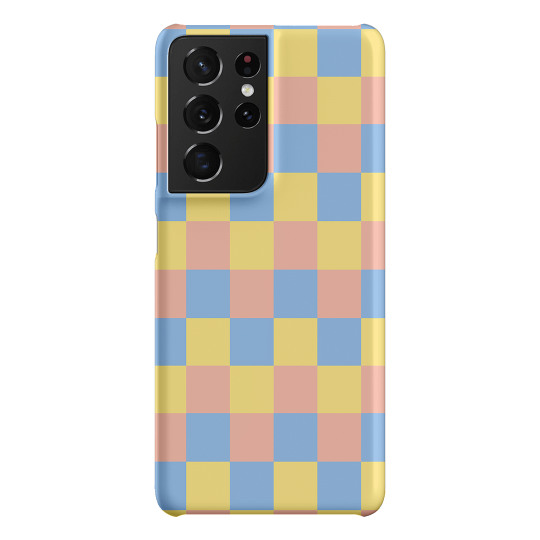 Checks in Spring Matte Case Matte Phone Cases Samsung Galaxy S21 Ultra / Snap by The Dairy - The Dairy