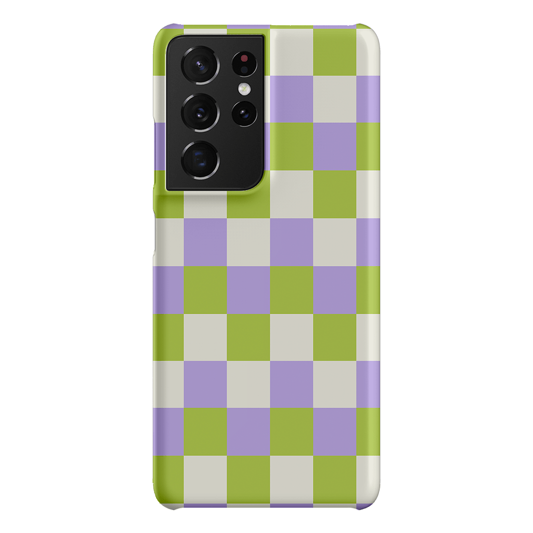 Checks in Winter Matte Case Matte Phone Cases Samsung Galaxy S21 Ultra / Snap by The Dairy - The Dairy