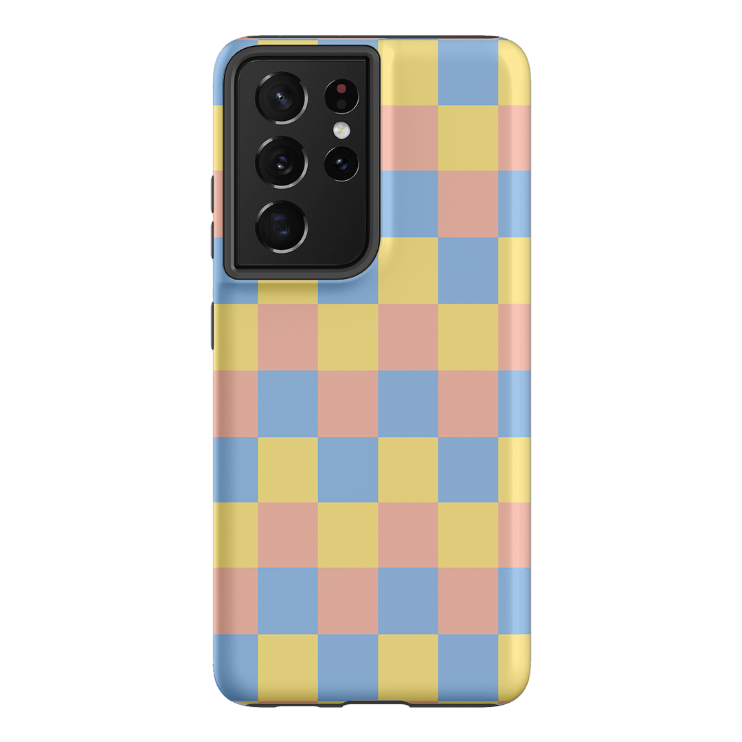 Checks in Spring Matte Case Matte Phone Cases Samsung Galaxy S21 Ultra / Armoured by The Dairy - The Dairy