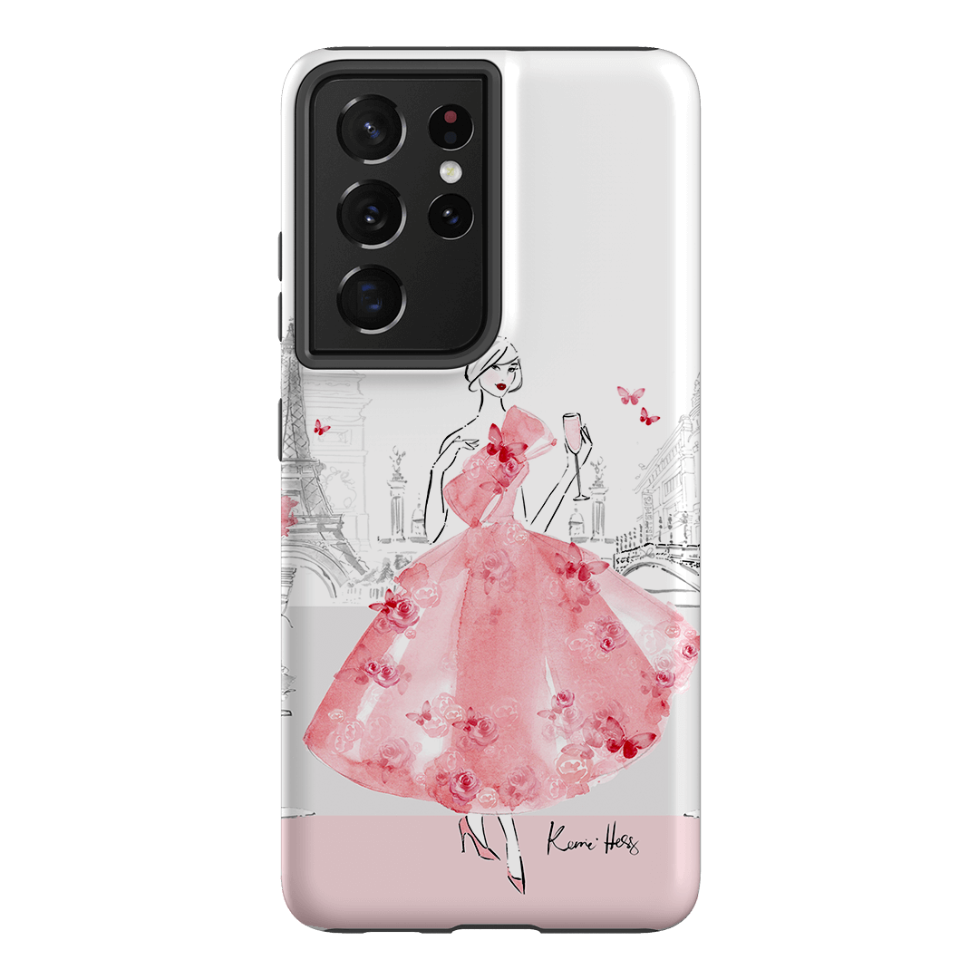Rose Paris Printed Phone Cases Samsung Galaxy S21 Ultra / Armoured by Kerrie Hess - The Dairy