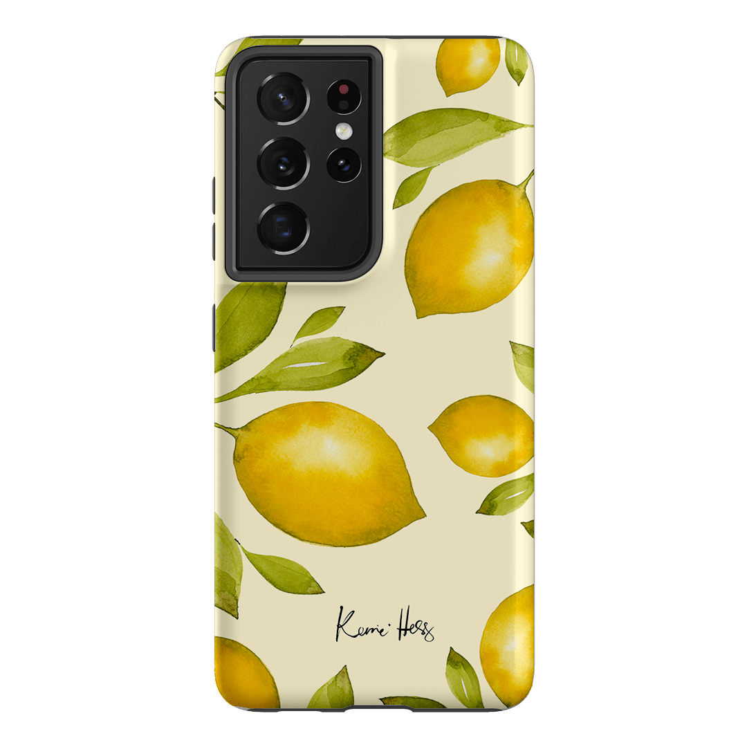 Summer Limone Printed Phone Cases Samsung Galaxy S21 Ultra / Armoured by Kerrie Hess - The Dairy