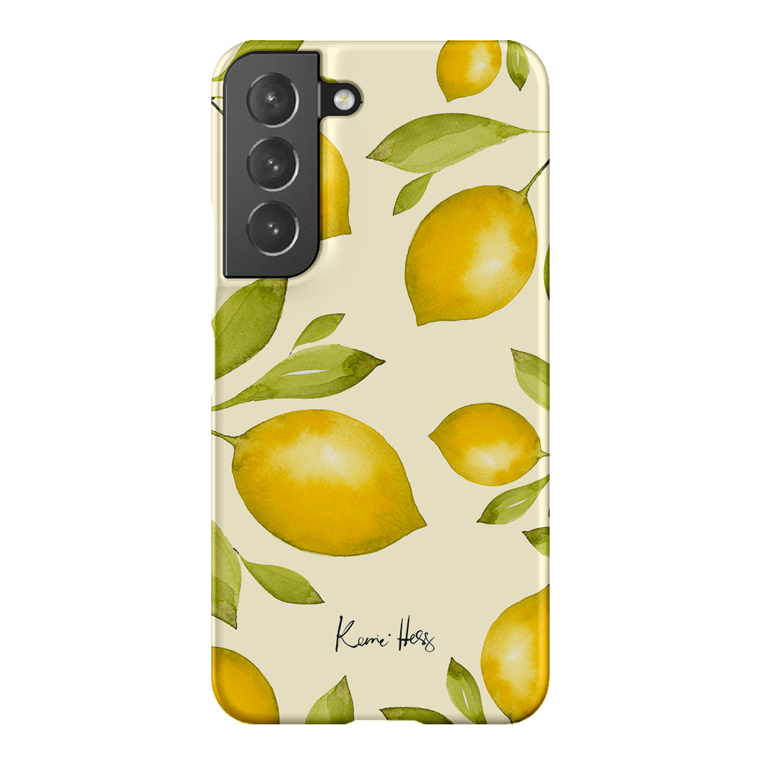 Summer Limone Printed Phone Cases Samsung Galaxy S22 / Snap by Kerrie Hess - The Dairy