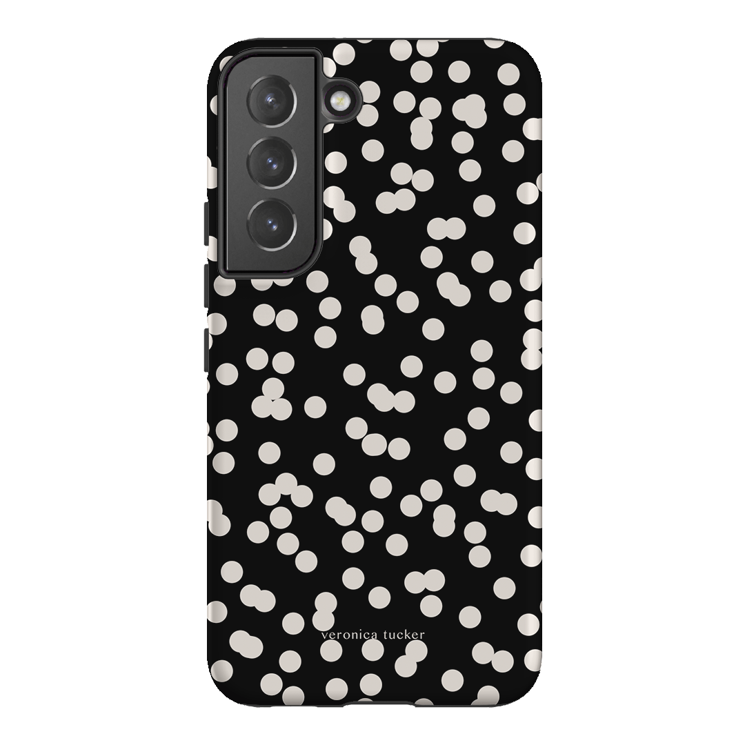 Mini Confetti Noir Printed Phone Cases Samsung Galaxy S22 / Armoured by Veronica Tucker - The Dairy