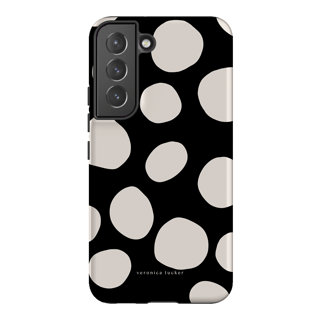 Pebbles Noir Printed Phone Cases Samsung Galaxy S22 / Armoured by Veronica Tucker - The Dairy