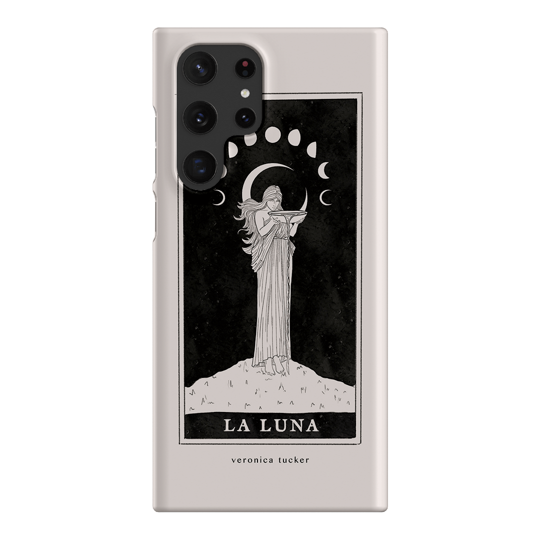 La Luna Tarot Card Printed Phone Cases Samsung Galaxy S22 Ultra / Snap by Veronica Tucker - The Dairy