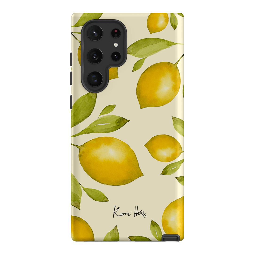 Summer Limone Printed Phone Cases Samsung Galaxy S22 Ultra / Armoured by Kerrie Hess - The Dairy