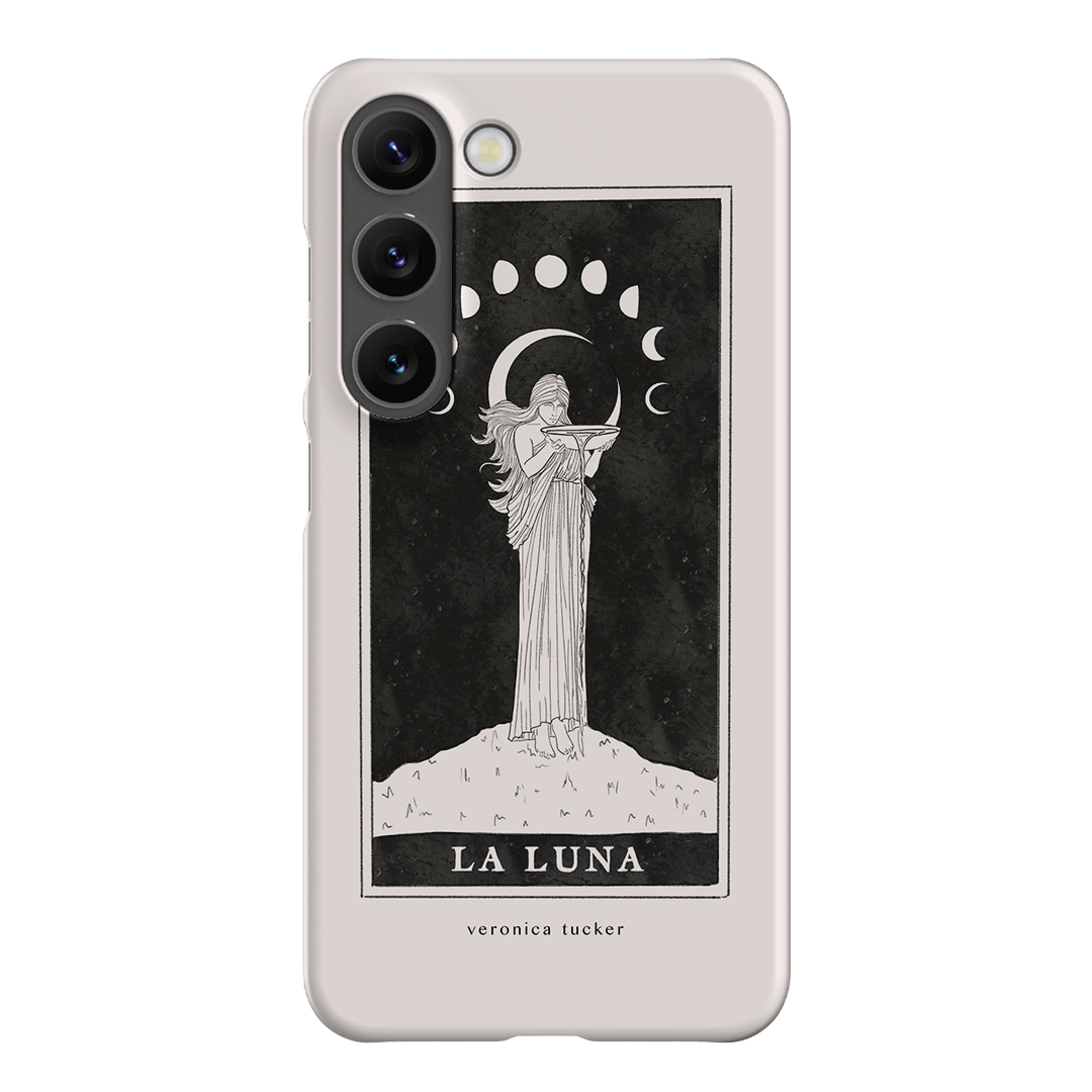 La Luna Tarot Card Printed Phone Cases Samsung Galaxy S23 / Snap by Veronica Tucker - The Dairy