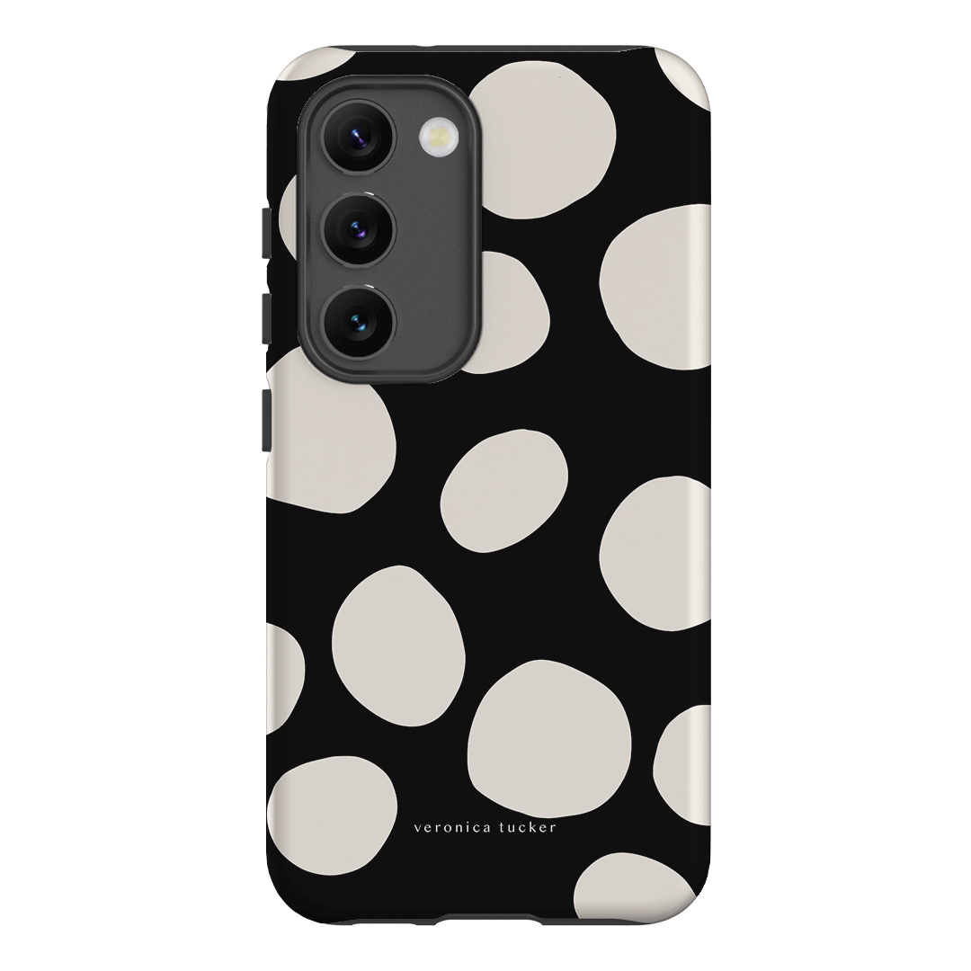 Pebbles Noir Printed Phone Cases Samsung Galaxy S23 / Armoured by Veronica Tucker - The Dairy