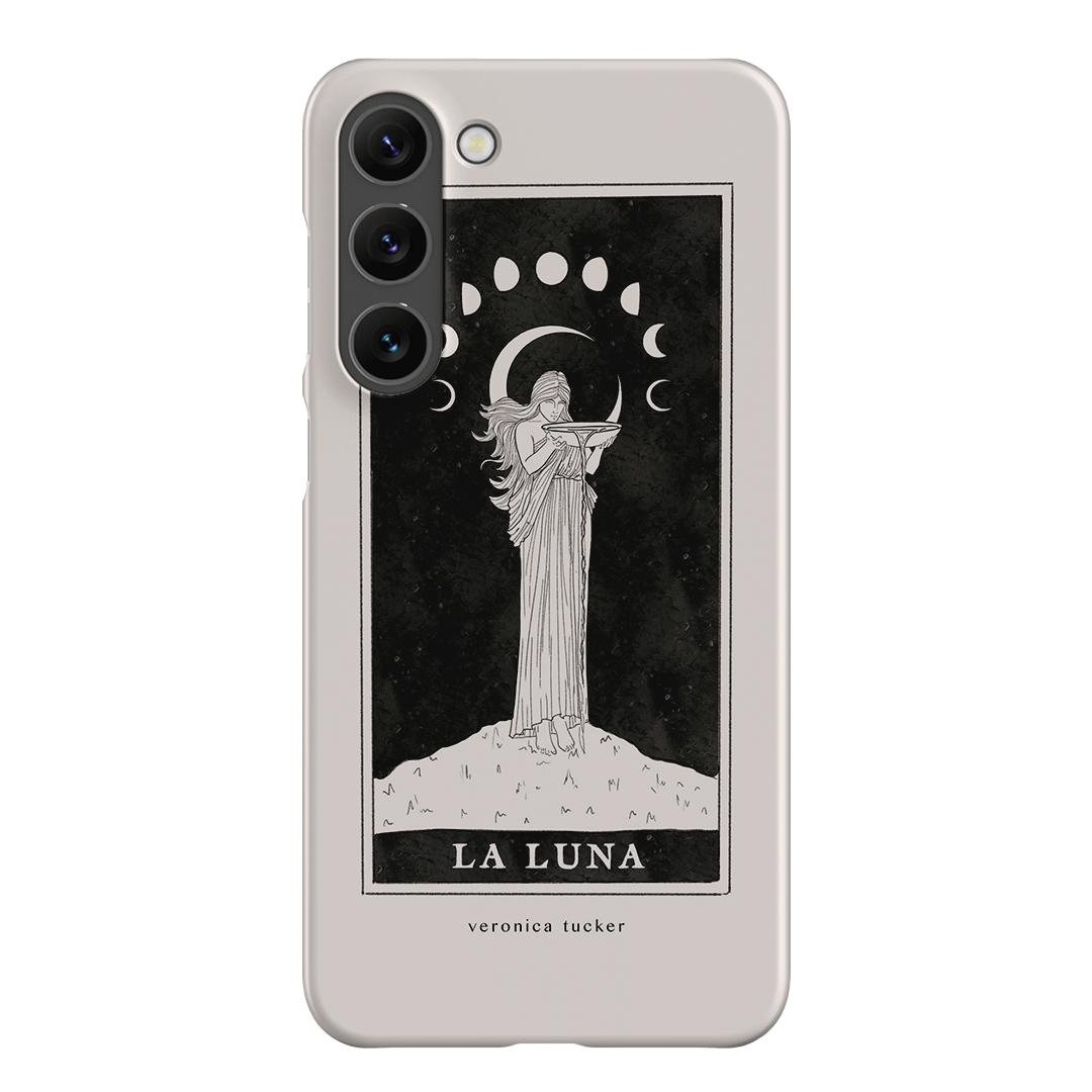 La Luna Tarot Card Printed Phone Cases Samsung Galaxy S23 Plus / Snap by Veronica Tucker - The Dairy