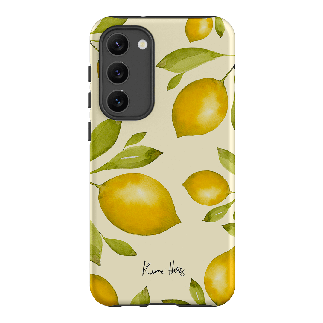 Summer Limone Printed Phone Cases Samsung Galaxy S23 Plus / Armoured by Kerrie Hess - The Dairy