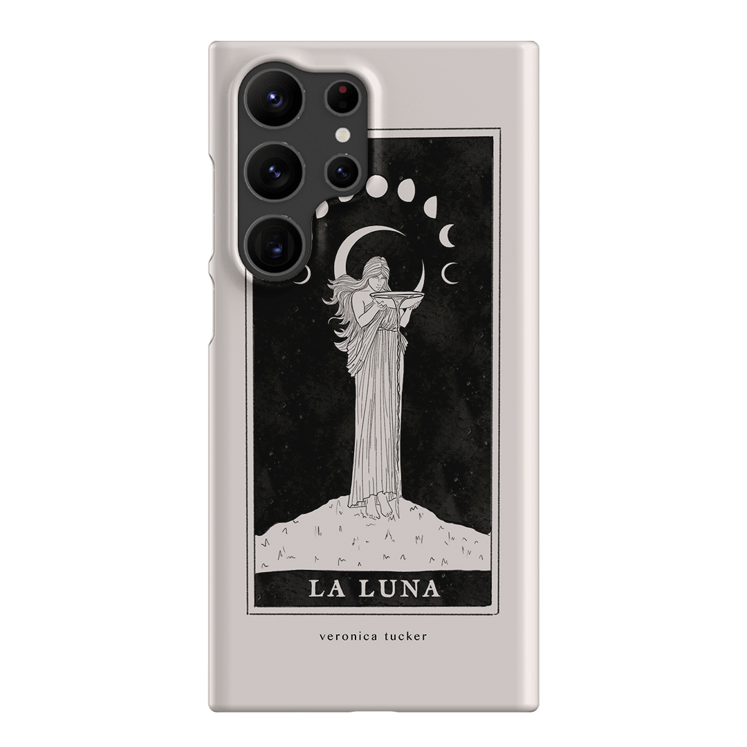 La Luna Tarot Card Printed Phone Cases Samsung Galaxy S23 Ultra / Snap by Veronica Tucker - The Dairy