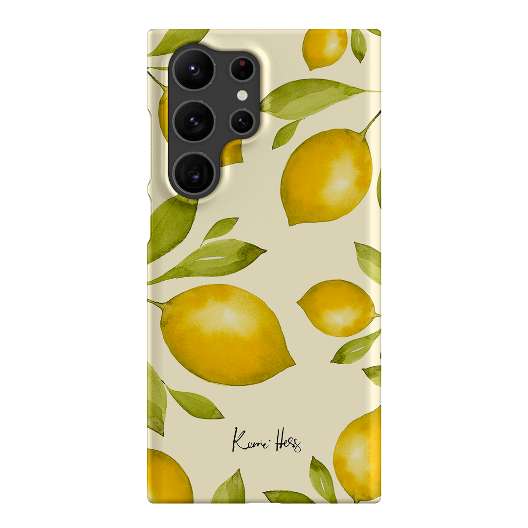 Summer Limone Printed Phone Cases Samsung Galaxy S23 Ultra / Snap by Kerrie Hess - The Dairy