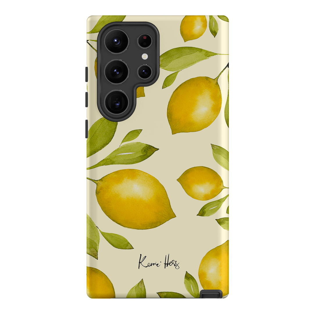 Summer Limone Printed Phone Cases Samsung Galaxy S23 Ultra / Armoured by Kerrie Hess - The Dairy