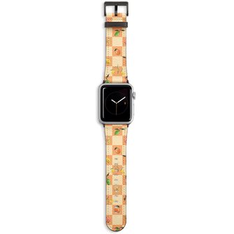 Fruit Picnic Apple Watch Band Watch Strap 38/40 MM Black by BG. Studio - The Dairy