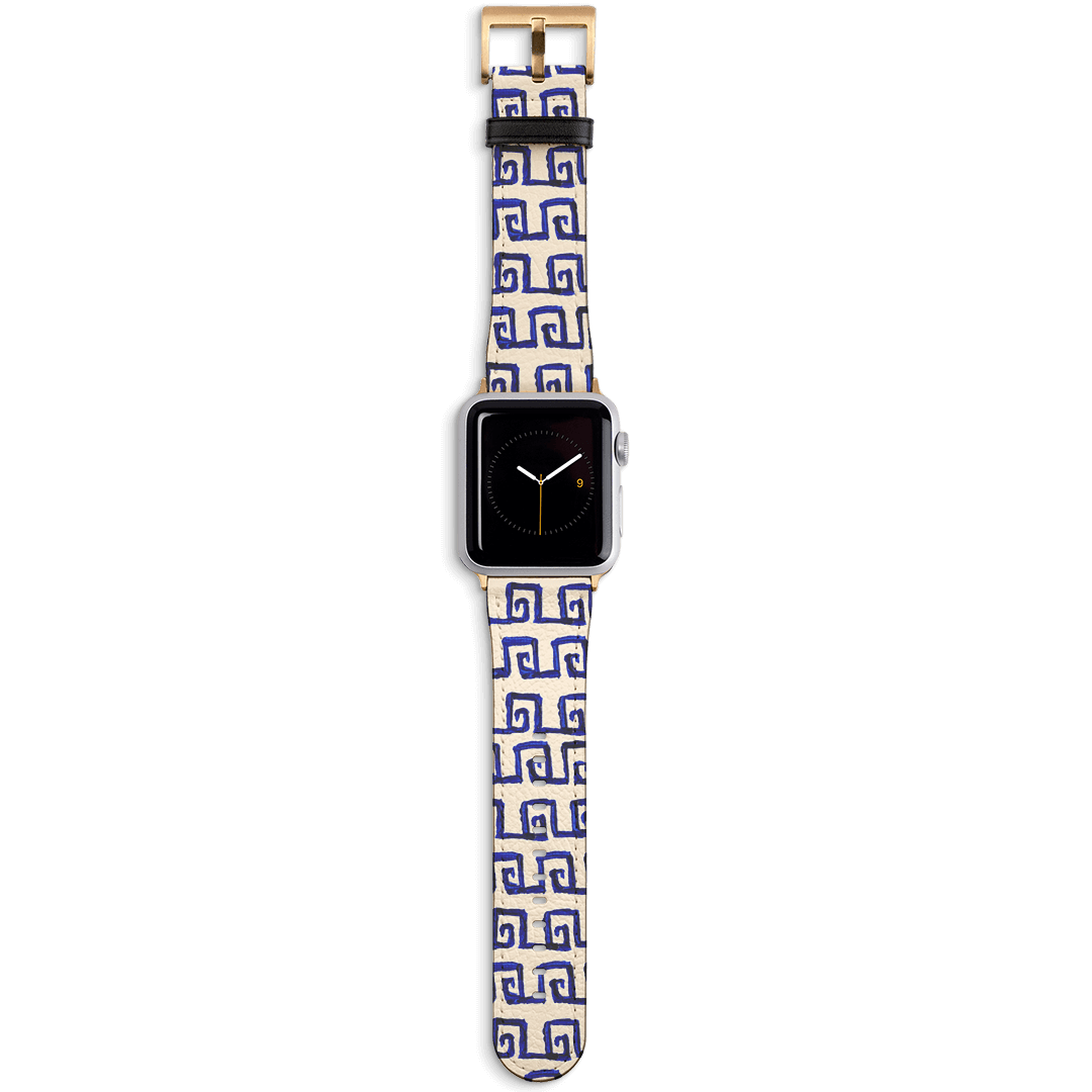 Euro Summer Apple Watch Band Watch Strap 42/44 MM Gold by BG. Studio - The Dairy