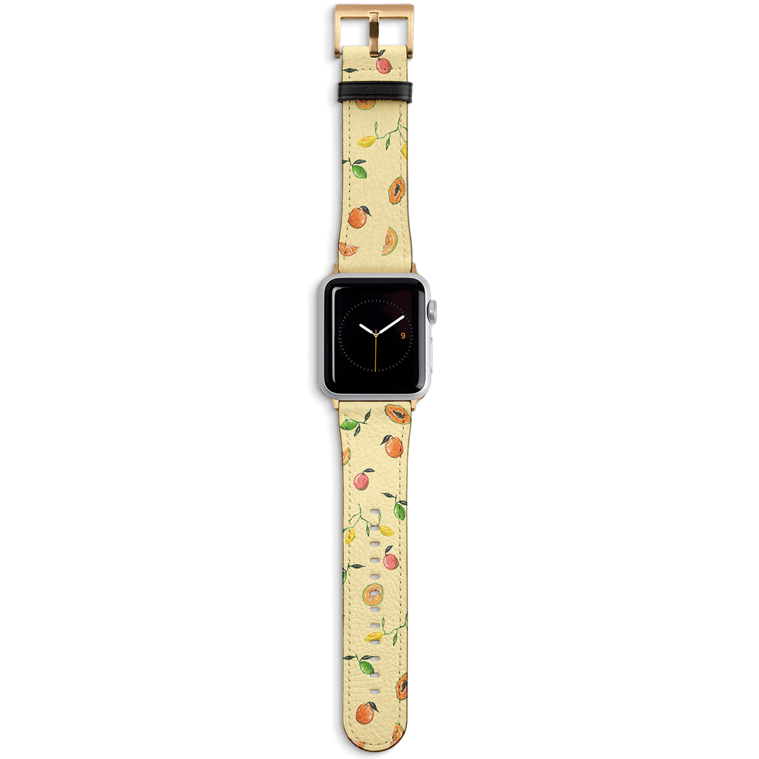Golden Fruit Apple Watch Band Watch Strap 42/44 MM Gold by BG. Studio - The Dairy