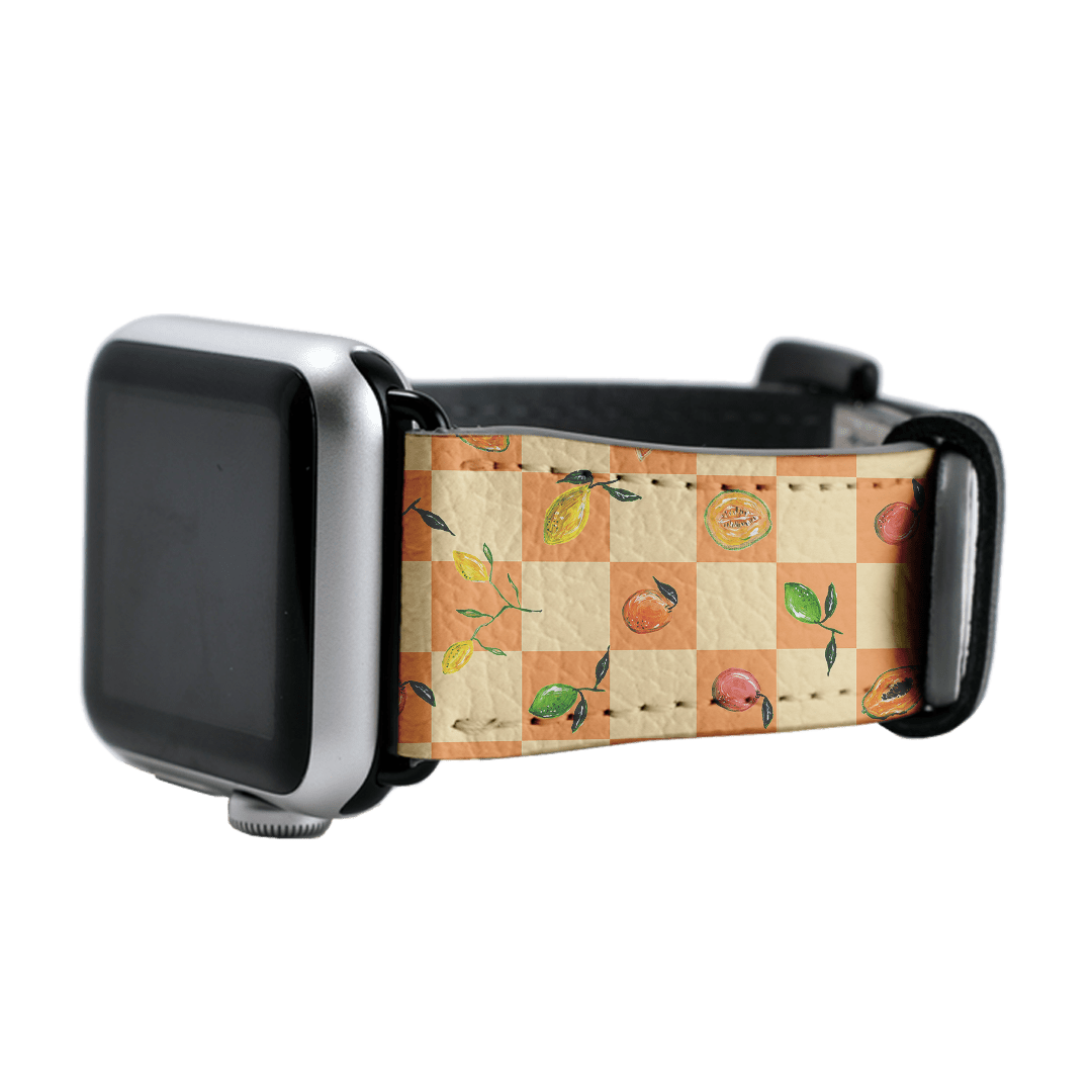 Fruit Picnic Apple Watch Band Watch Strap by BG. Studio - The Dairy