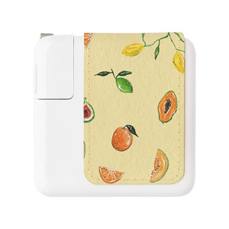 Golden Fruit Power Adapter Skin Power Adapter Skin Small by BG. Studio - The Dairy