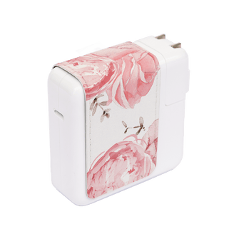Peony Rose Power Adapter Skin Power Adapter Skin Small by Kerrie Hess - The Dairy
